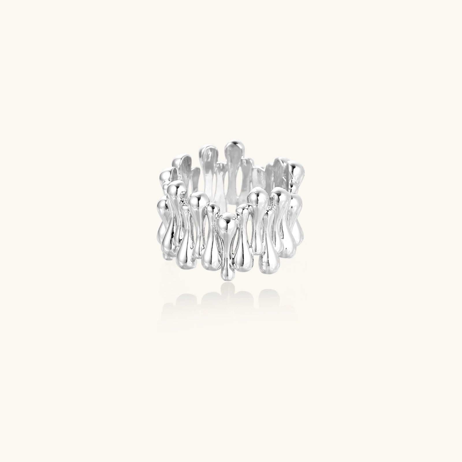Twisted Waves Ring