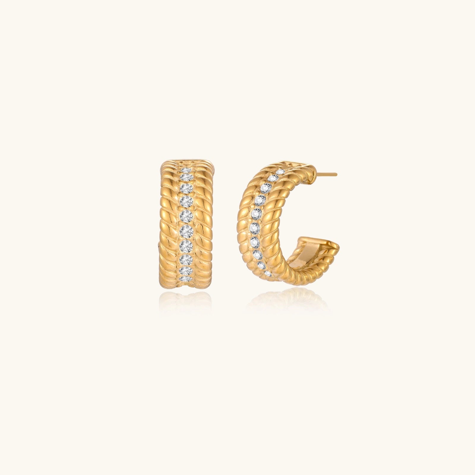 Twisted Confidence Hoops