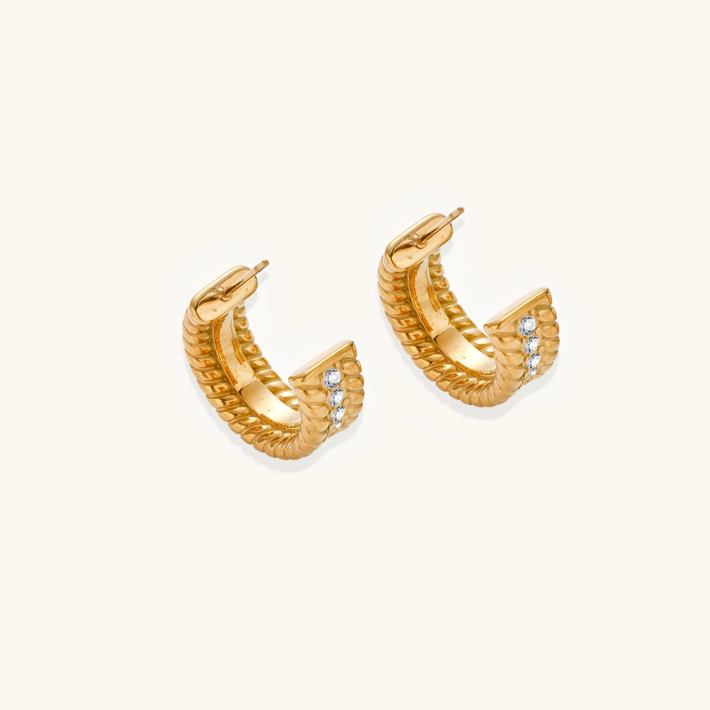 Twisted Confidence Hoops