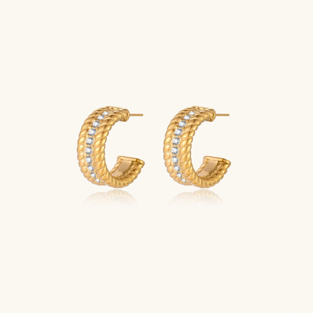 Twisted Confidence Hoops
